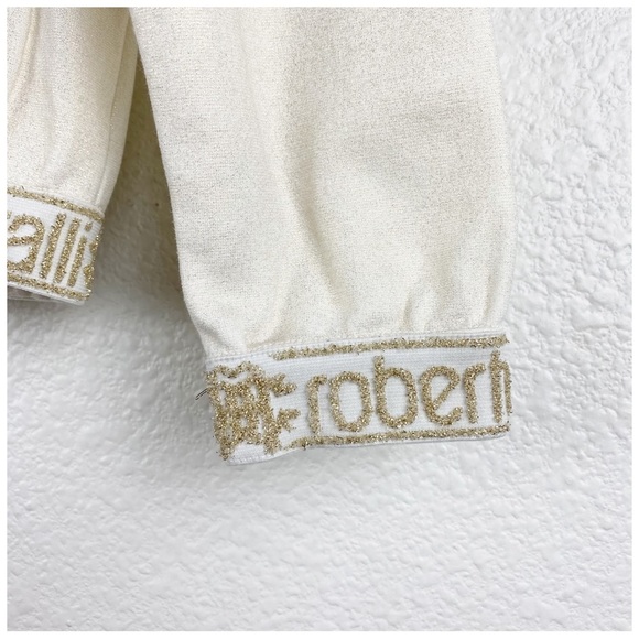 Roberto‎ Cavalli Girl's Gold Track Suit Size 7 - Picture 5 of 15
